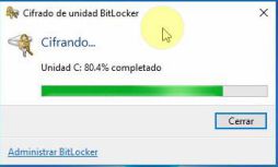 bitlocker progreso cifrado