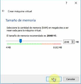 memoria ram maquina virtual